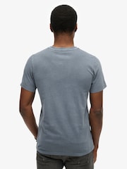 Superdry Blue Classic Essential Pocket 100% Cotton T-Shirt - Image 2 of 6