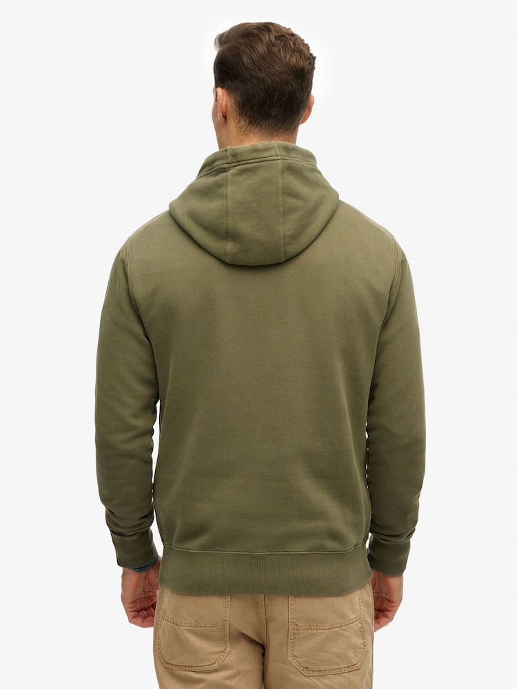 Superdry Green Utility Sport Hoodie - Image 2 of 7