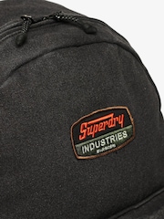 Superdry Black Workwear Canvas Montana 100% Cotton Backpack - Image 5 of 6