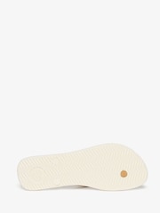Superdry White Core Metallic Sandals - Image 2 of 2