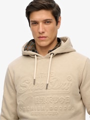 Superdry Nude Embossed Graphic Hoodie - Image 4 of 6