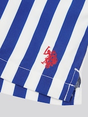Azul oscuro - U.S. Polo Assn. Boys Stripe Swim Shorts - Imagen 3 de 3