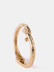 Mint Velvet Gold Tone Twisted Bangle - Image 2 of 3