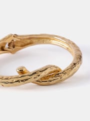 Mint Velvet Gold Tone Twisted Bangle - Image 3 of 3