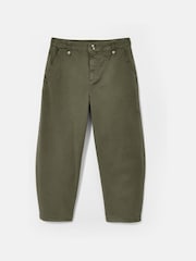 Mint Velvet Green Barrel Chino Trousers - Image 6 of 7