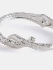 Mint Velvet Silver Tone Twist Bangle - Image 3 of 3