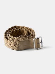 Mint Velvet Natural Suede Woven Belt - Image 2 of 3