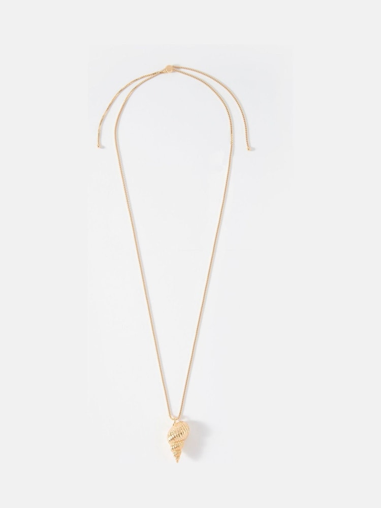 Mint Velvet Gold Tone Shell Pendant - Image 1 of 3