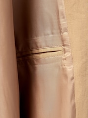 Hawes & Curtis Bomber 100% Linen Brown Jacket - Image 4 of 4