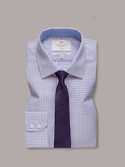 Hawes & Curtis Pink 100% Cotton Multi Check Slim Shirt - Image 1 of 3