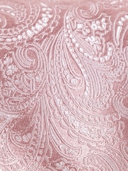 Hawes & Curtis Pink Wedding Paisley Tie - Image 2 of 3