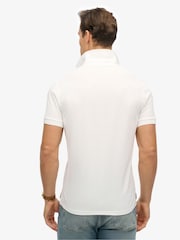 Weiß - Superdry City Pikee-Polo-Shirt - Bild 2 von 6