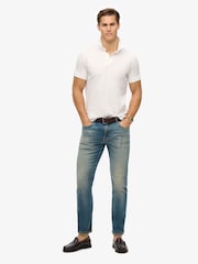 Weiß - Superdry City Pikee-Polo-Shirt - Bild 3 von 6