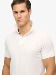Weiß - Superdry City Pikee-Polo-Shirt - Bild 4 von 6