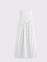 Abercrombie & Fitch Dipped Waist Strappy Midi Dress - Image 7 of 7