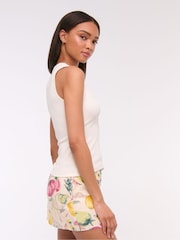 Abercrombie & Fitch Asymetric Button Through Longline Knitted Top - Image 5 of 6
