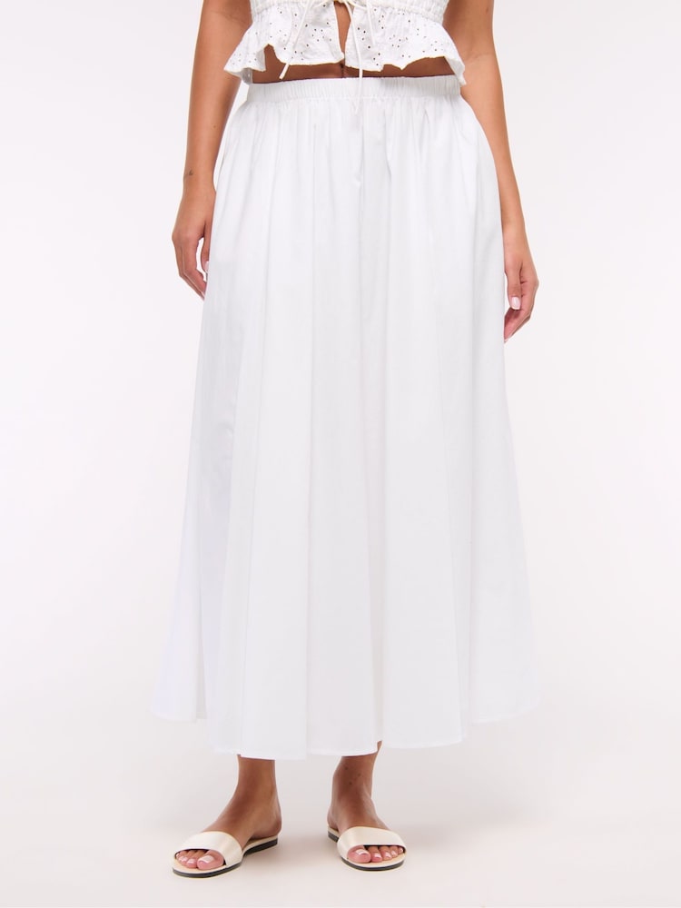 Abercrombie & Fitch Elasticated Waist Full Maxi Skirt - Image 2 of 5 Abercrombie & Fitch Elasticated Waist Full Maxi Skirt - Image 2 of 5