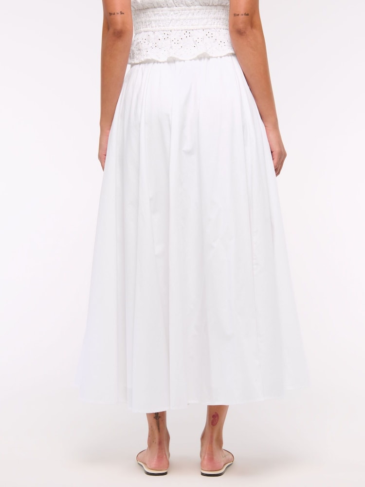 Abercrombie & Fitch Elasticated Waist Full Maxi Skirt - Image 3 of 5