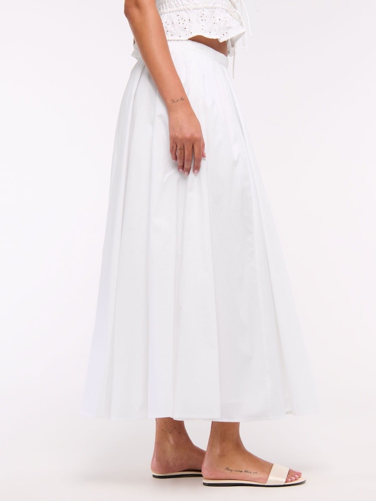 Abercrombie & Fitch Elasticated Waist Full Maxi Skirt - Image 4 of 5