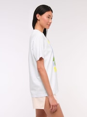 Abercrombie & Fitch Oversized Fruit Graphic Print Short Sleeve T-Shirt - Image 2 of 6