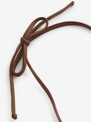 Abercrombie & Fitch Zebra Print Halter String Triangle Brown/White Bikini Top - Image 7 of 7