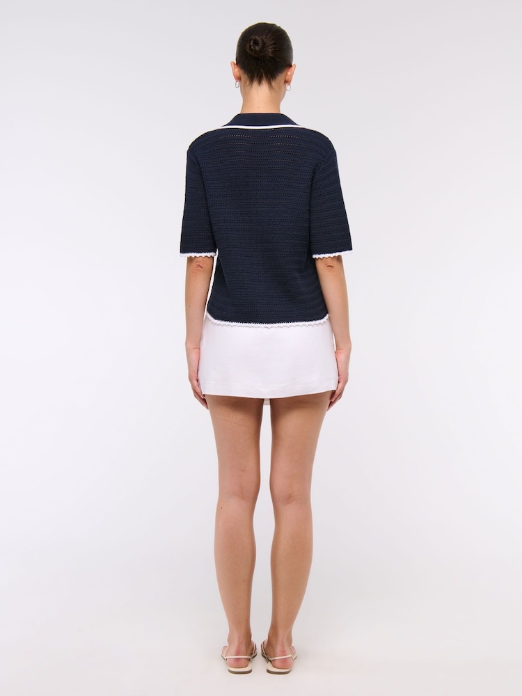 Abercrombie & Fitch Textured Knitted  Shirt - Image 5 of 6