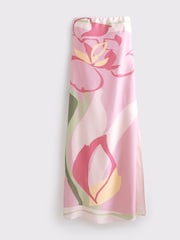 Abercrombie & Fitch Pink Strapless Slip Floral Maxi Dress - Image 7 of 7
