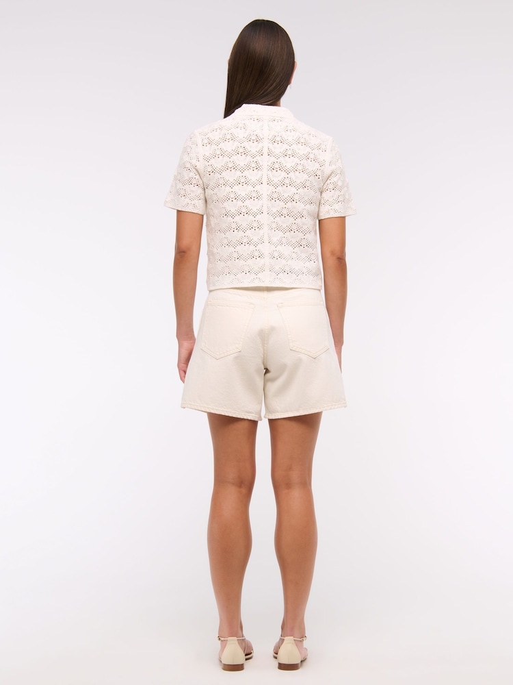 Abercrombie & Fitch Textured Knitted  Shirt - Image 3 of 8