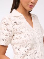 Abercrombie & Fitch Textured Knitted  Shirt - Image 6 of 8