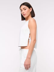 Abercrombie & Fitch Shell Top With Tie Side Detail - Image 3 of 6