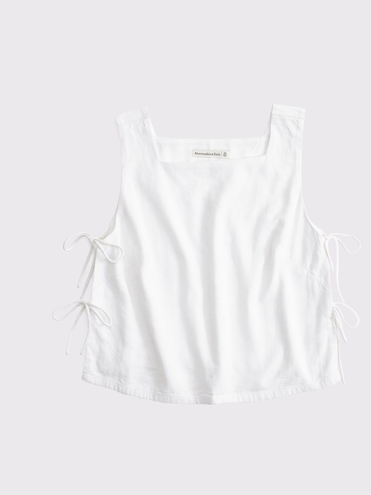 Abercrombie & Fitch Shell Top With Tie Side Detail - Image 6 of 6