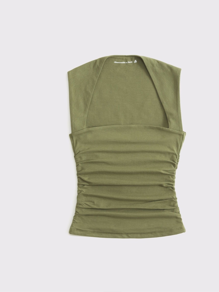 Abercrombie & Fitch Seamless Square Neck Top - Image 6 of 6