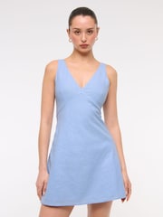 Abercrombie & Fitch V-Neck Mini Dress - Image 1 of 6