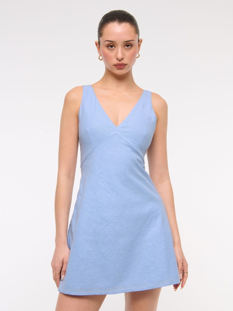 Abercrombie & Fitch V-Neck Mini Dress - Image 1 of 6