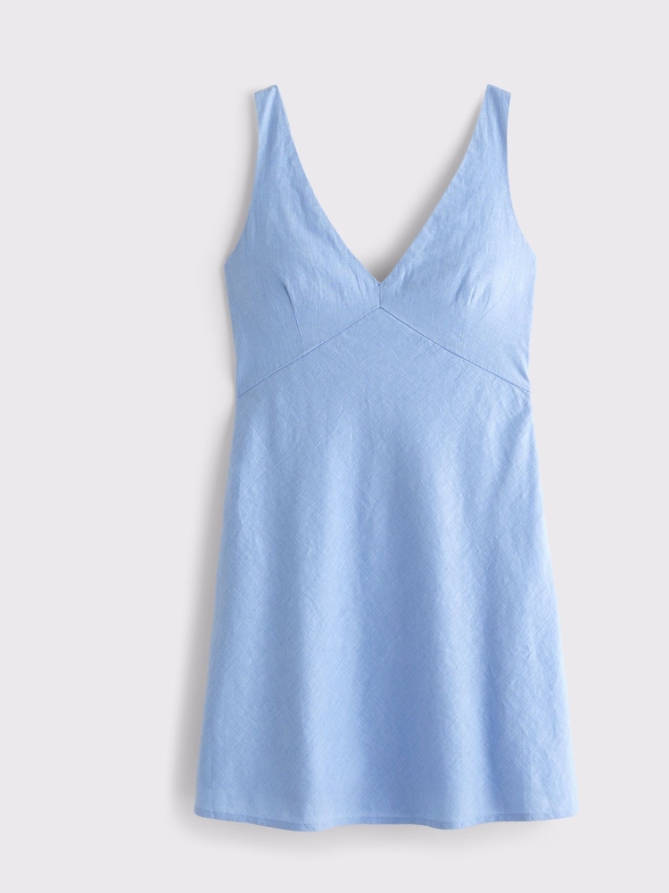Abercrombie & Fitch V-Neck Mini Dress - Image 6 of 6