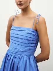 Abercrombie & Fitch Blue Shoulder Strap Mini Dress - Image 3 of 10
