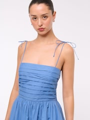 Abercrombie & Fitch Blue Shoulder Strap Mini Dress - Image 9 of 10