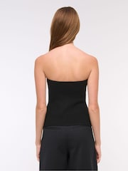 Abercrombie & Fitch Strapless Button Through Knitted Tube Top - Image 2 of 6