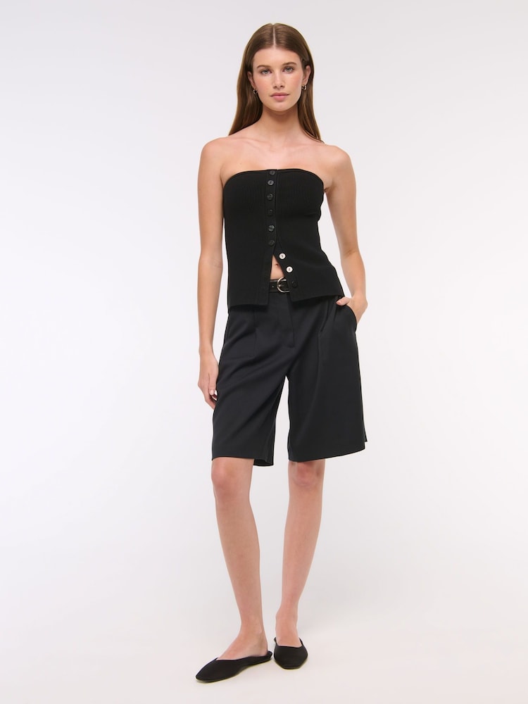 black dress pants sale Impressive Perfection Front Slit Flowy Pants