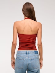 Abercrombie & Fitch Woven Halter Neck Top - Image 2 of 7