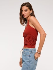 Abercrombie & Fitch Woven Halter Neck Top - Image 4 of 7