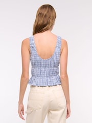 Abercrombie & Fitch Ruched Tie Front Top - Image 3 of 7