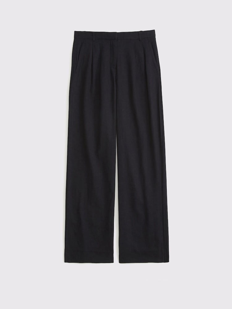 Abercrombie & Fitch Low Rise Linen Trousers - Image 6 of 6