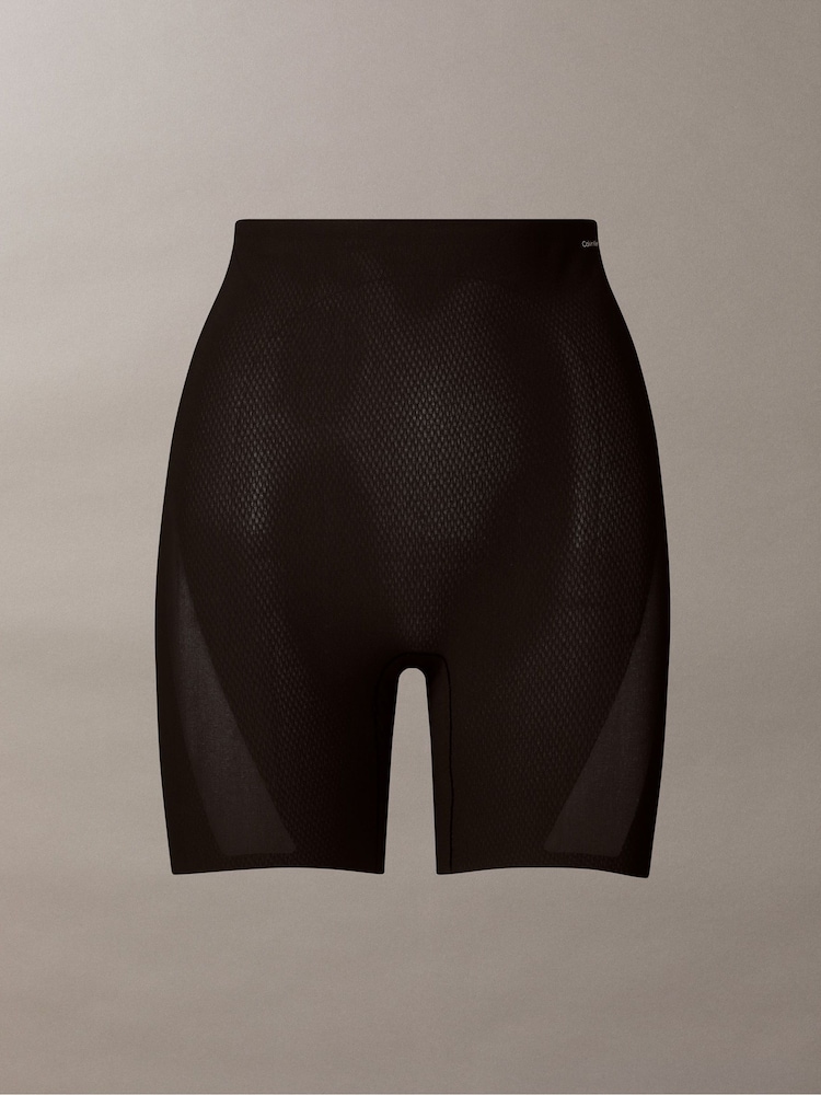 Calvin Klein Black Sculpted Shapewear Shorts - Stay Put Mesh - Image 8 of 8