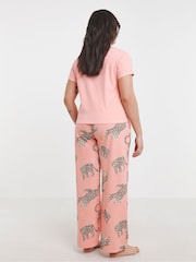Simply Be Ribbed T-Shirt Pyjamas Set 2 Pack - صورة 2 من 4