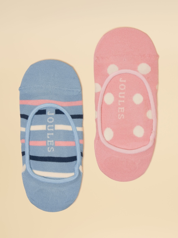 Pink und Blau - Joules Bessie Invisible Socks - Bild 1 von 3
