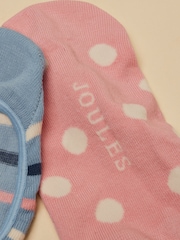 Pink und Blau - Joules Bessie Invisible Socks - Bild 3 von 3