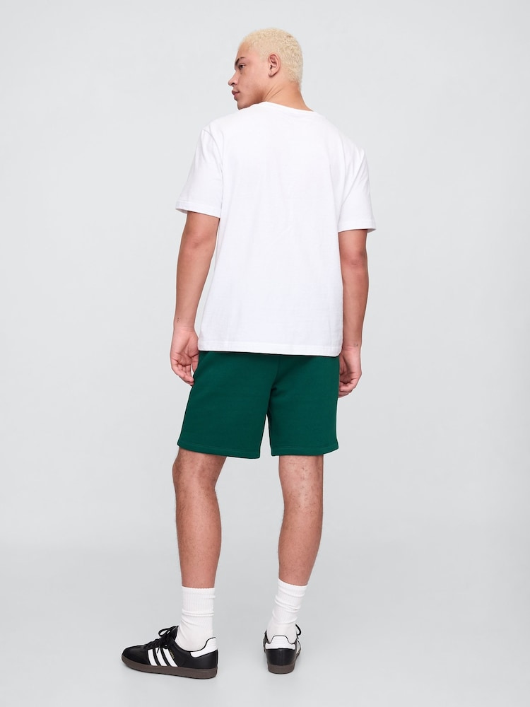 Gap Green Pull On Logo Shorts - Image 2 of 4