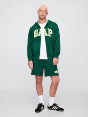 Gap Green Relaxed Logo Zip Up Hoodie - Image 3 of 4