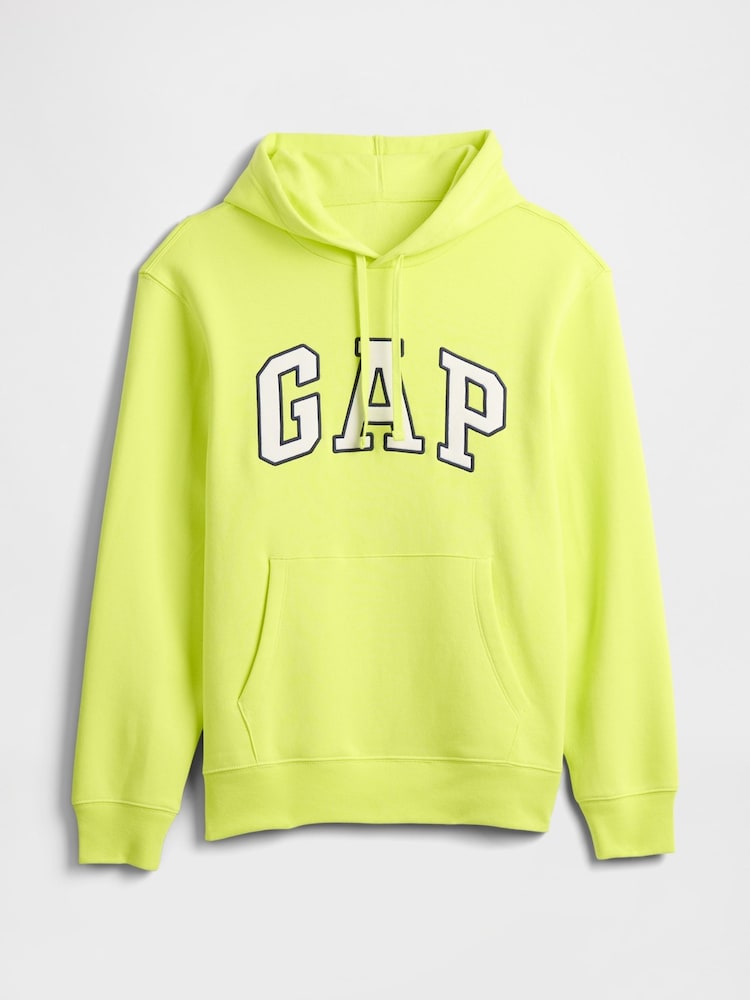 Gap Yellow Pullover Arch Logo Hoodie - Image 4 of 4 Gap Yellow Pullover Arch Logo Hoodie - Image 4 of 4